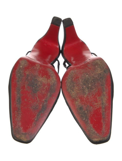 Christian Louboutin Satin Mules