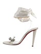 Christian Louboutin PVC Bow Accents Sandals
