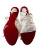 Christian Louboutin PVC Bow Accents Sandals