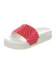 Christian Louboutin Spike Accents Rubber Slides