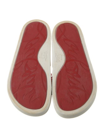 Christian Louboutin Spike Accents Rubber Slides