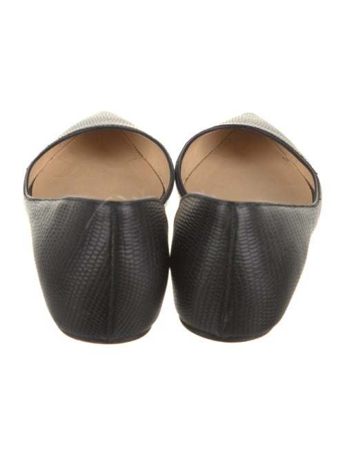 Christian Louboutin Embossed Leather D'Orsay Flats