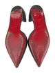 Christian Louboutin Embossed Leather D'Orsay Flats