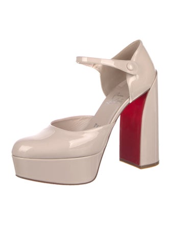 Christian Louboutin Patent Leather D'Orsay Pumps