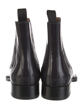 Christian Louboutin Patent Leather Chelsea Boots