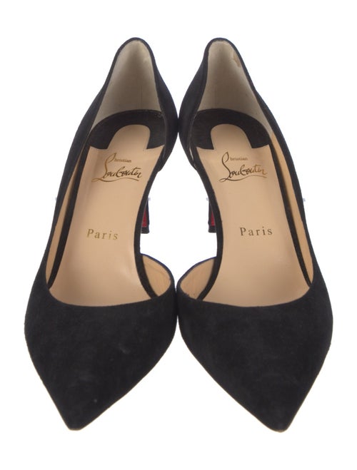Christian Louboutin Suede D'Orsay Pumps