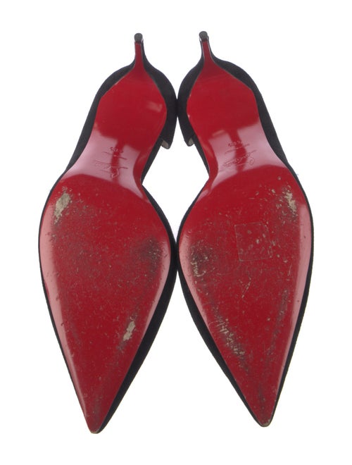 Christian Louboutin Suede D'Orsay Pumps