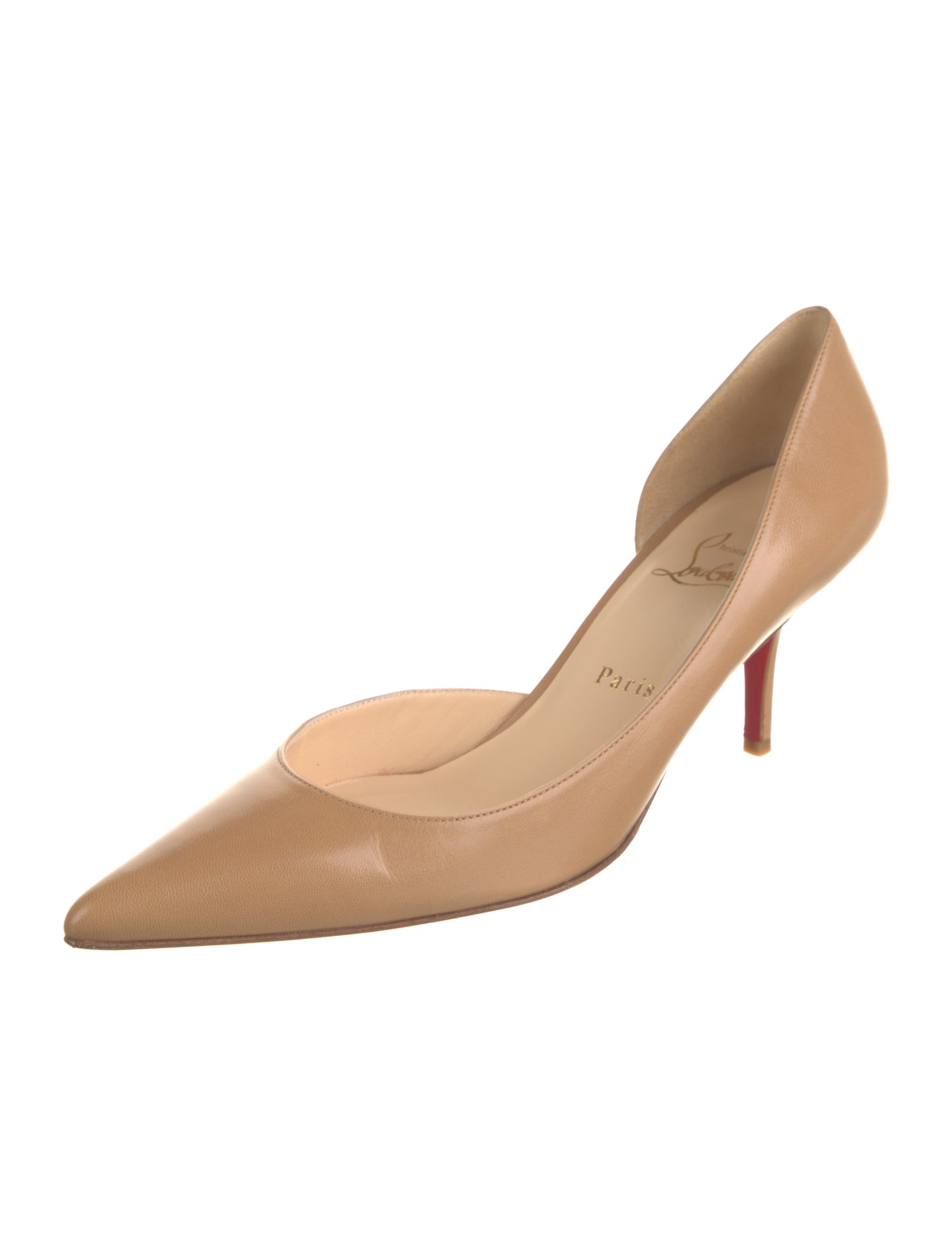 Christian Louboutin Leather D'Orsay Pumps