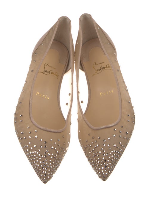 Christian Louboutin Mesh Mesh Accents Ballet Flats