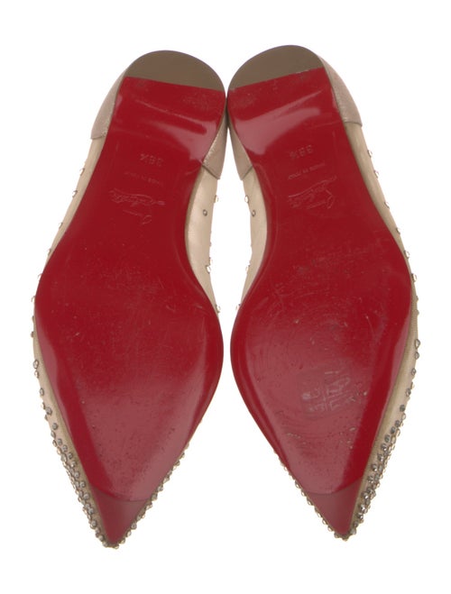 Christian Louboutin Mesh Mesh Accents Ballet Flats