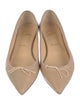 Christian Louboutin Spike Accents Leather Ballet Flats