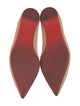 Christian Louboutin Spike Accents Leather Ballet Flats