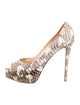 Christian Louboutin Snakeskin Animal Print Pumps