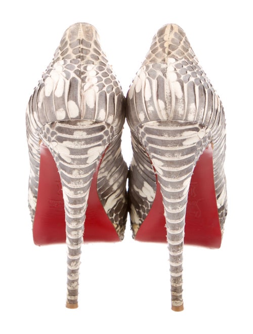 Christian Louboutin Snakeskin Animal Print Pumps