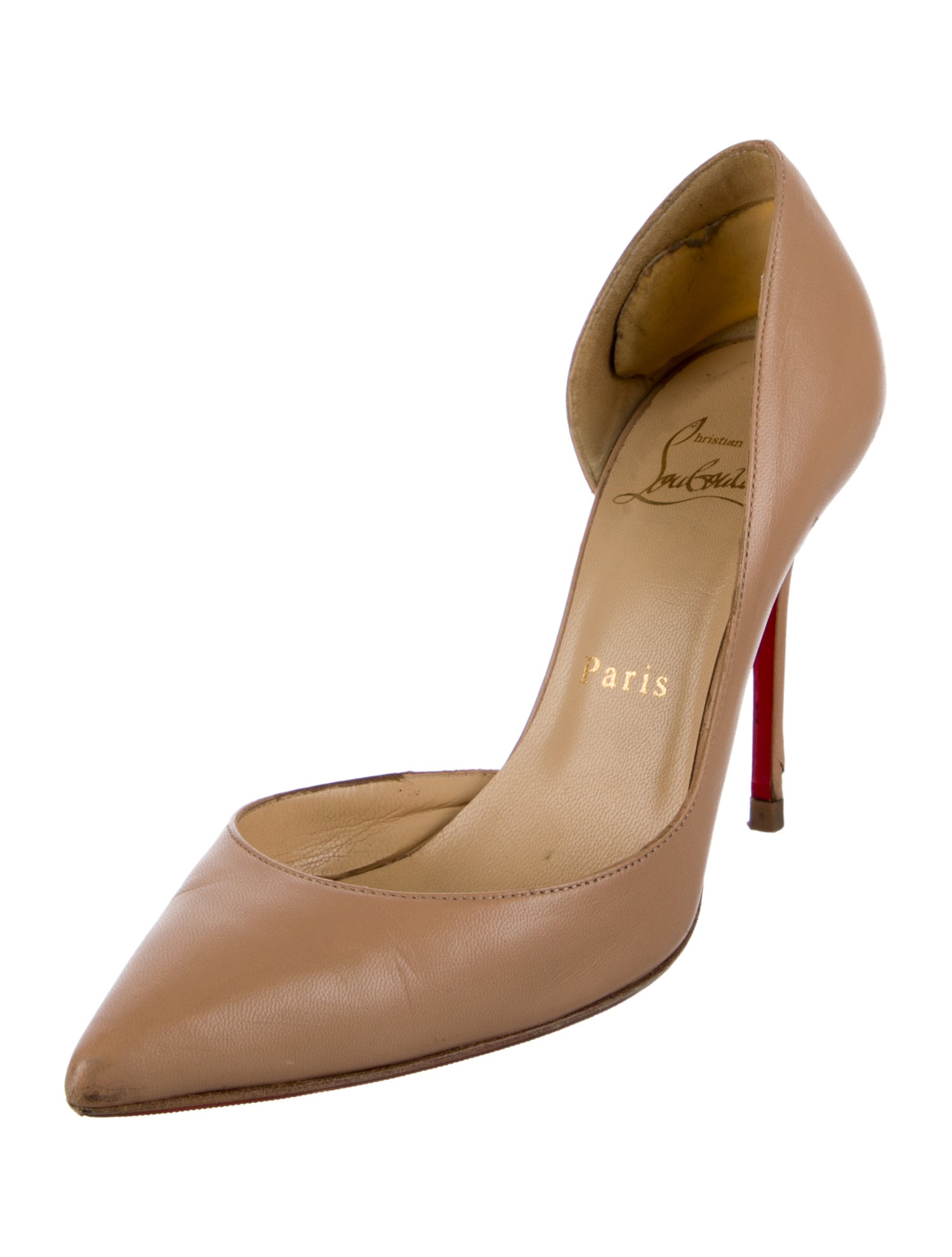 Christian Louboutin Leather D'Orsay Pumps