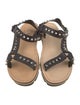 Christian Louboutin Leather Studded Accents Sandals