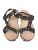 Christian Louboutin Leather Studded Accents Sandals