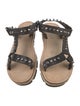 Christian Louboutin Leather Studded Accents Sandals