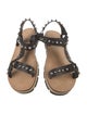 Christian Louboutin Leather Studded Accents Sandals