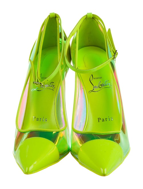 Christian Louboutin Patent Leather Printed Pumps