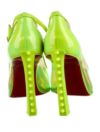 Christian Louboutin Patent Leather Printed Pumps