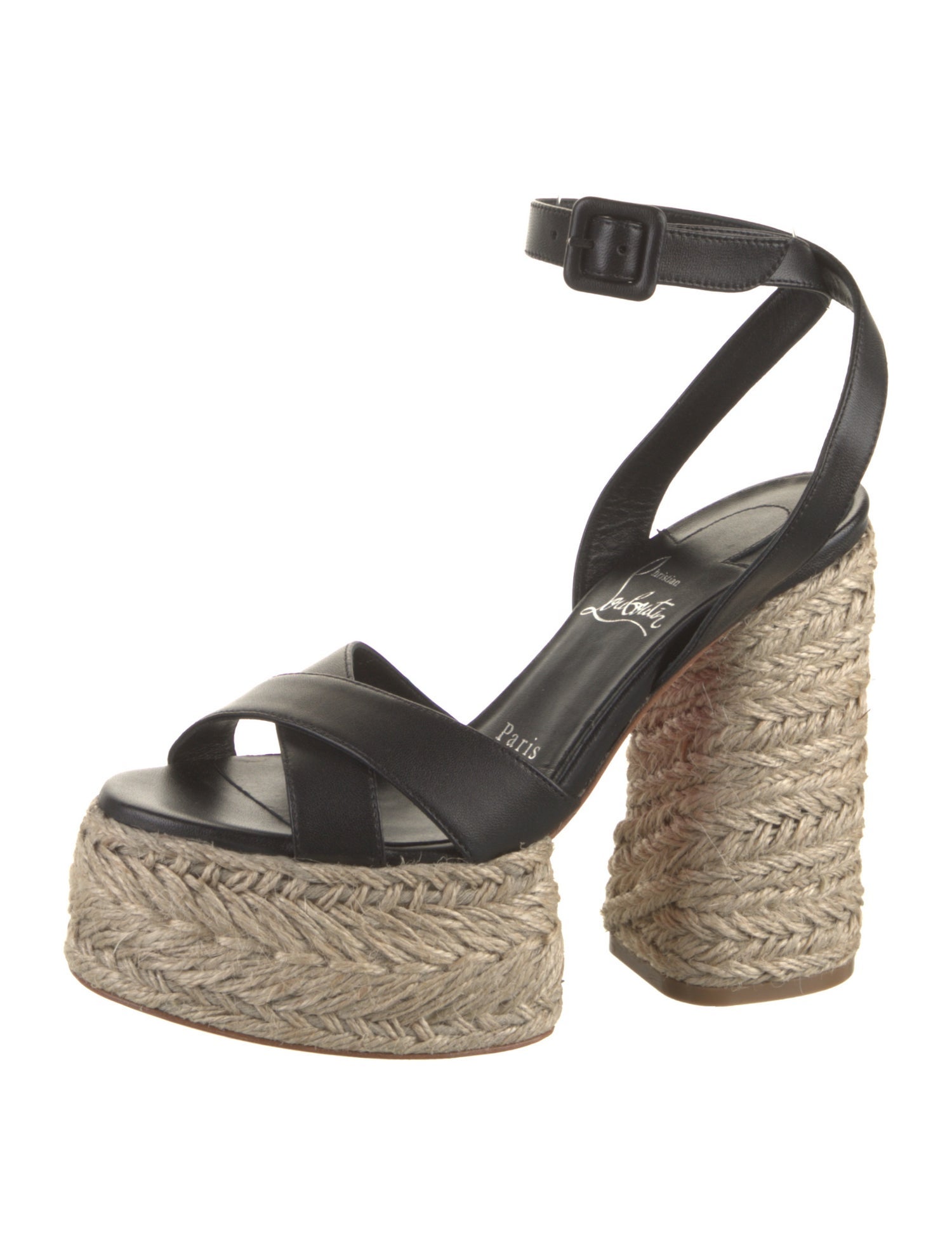 Christian Louboutin Leather Espadrilles