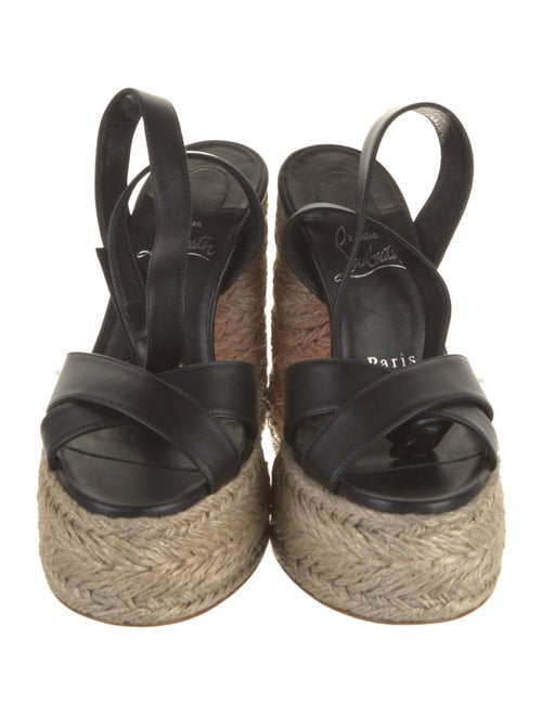 Christian Louboutin Leather Espadrilles
