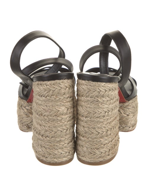 Christian Louboutin Leather Espadrilles