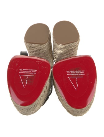 Christian Louboutin Leather Espadrilles