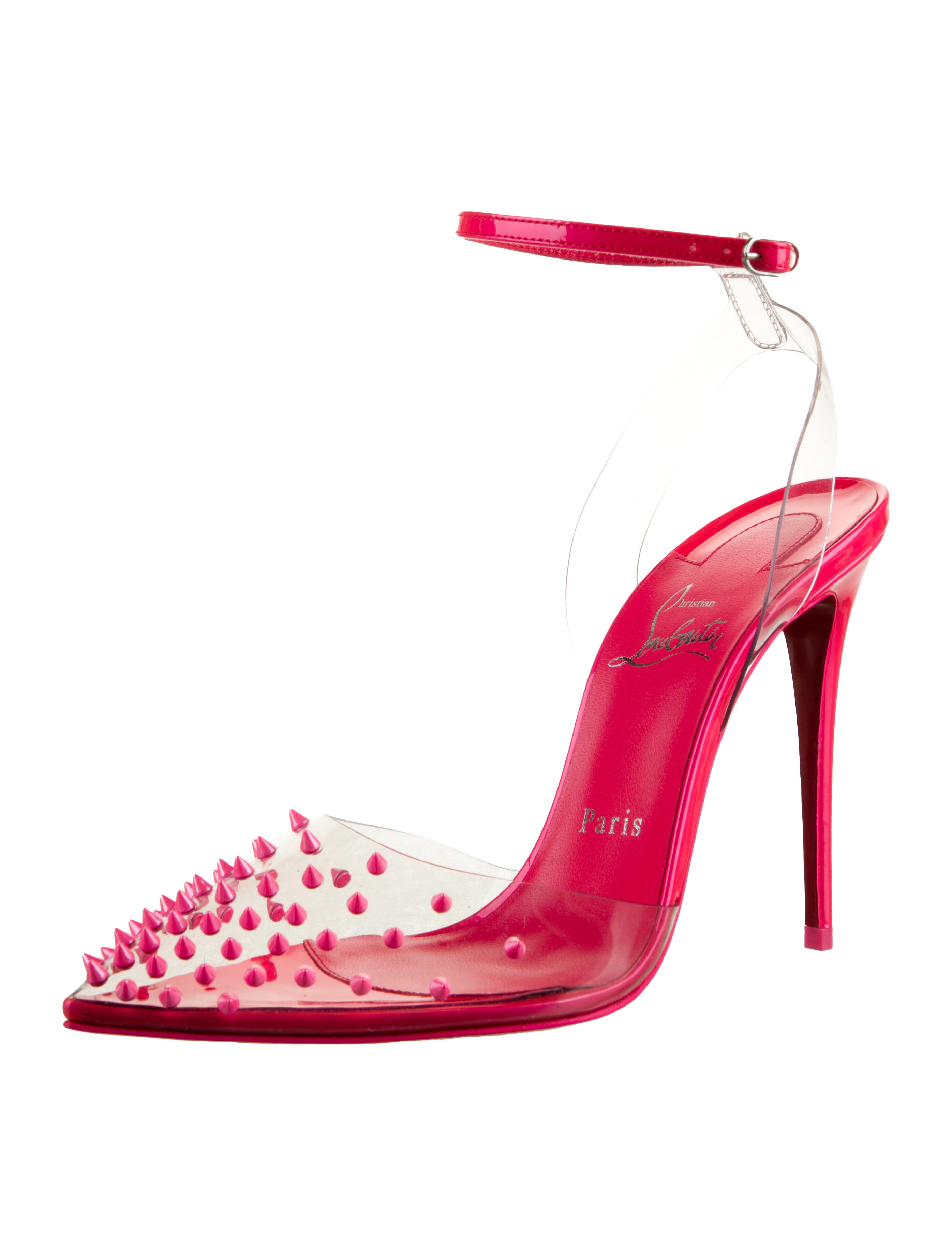 Christian Louboutin Patent Leather Slingback Pumps