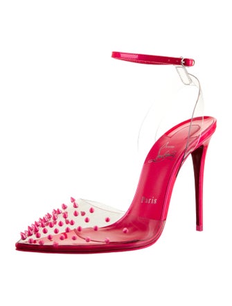 Christian Louboutin Patent Leather Slingback Pumps