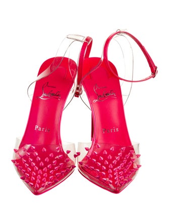 Christian Louboutin Patent Leather Slingback Pumps