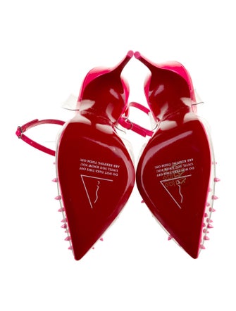 Christian Louboutin Patent Leather Slingback Pumps