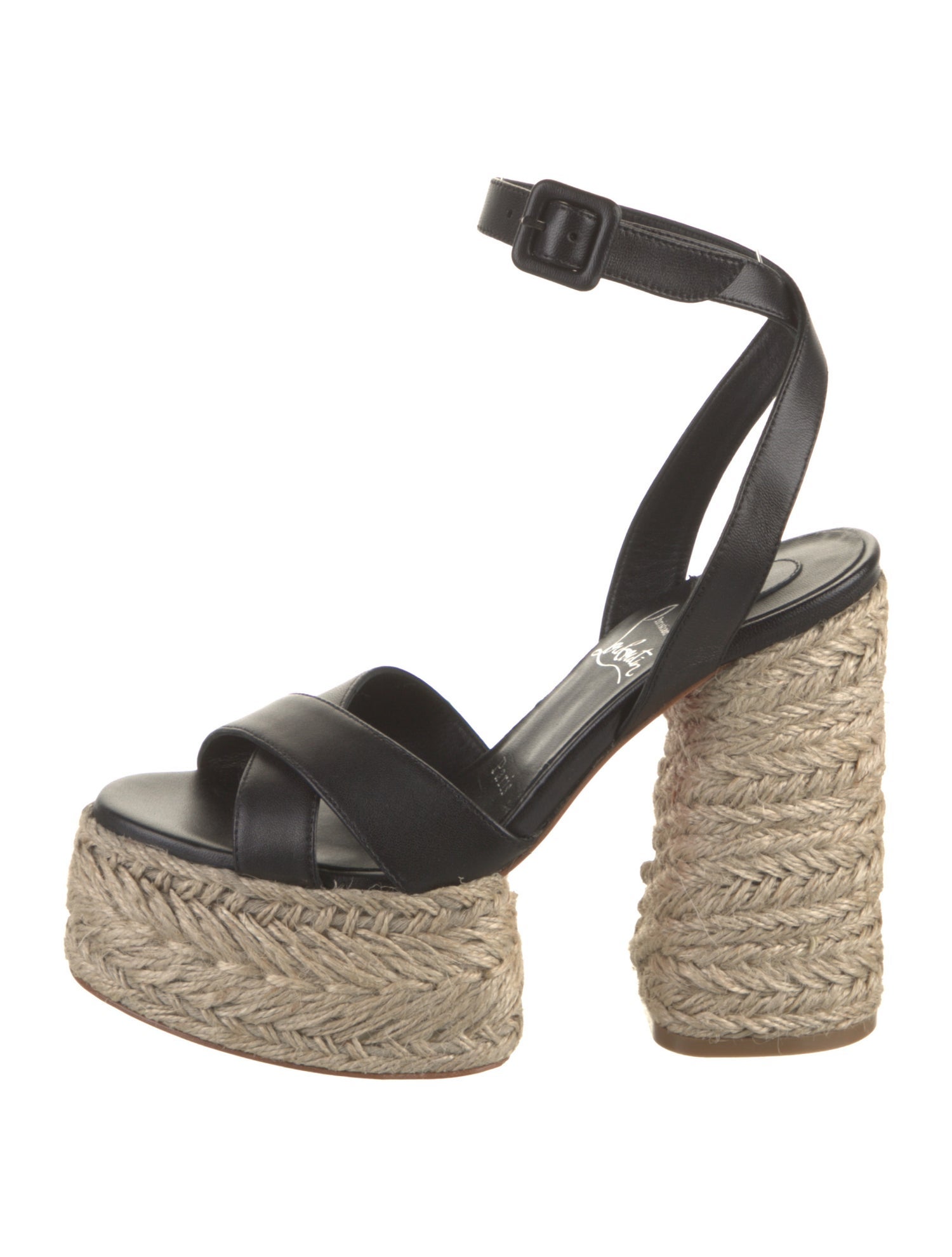 Christian Louboutin Leather Espadrilles