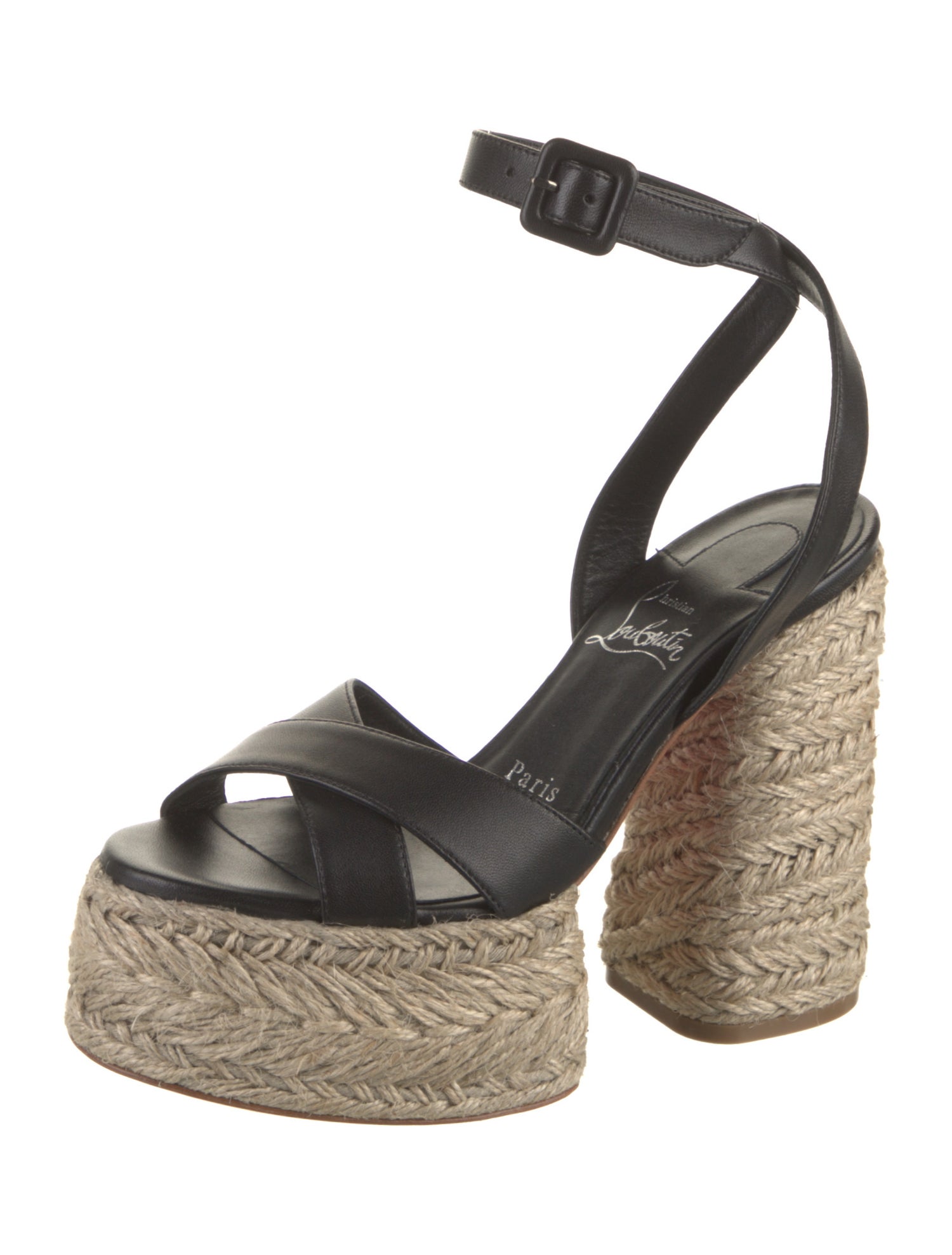 Christian Louboutin Leather Espadrilles