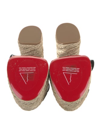 Christian Louboutin Leather Espadrilles