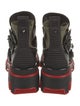 Christian Louboutin Nylon Colorblock Pattern Boots