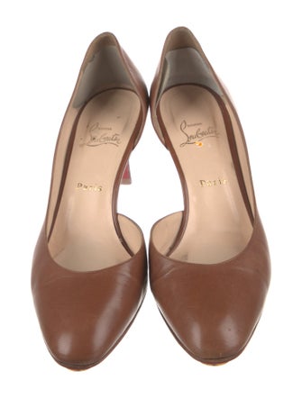 Christian Louboutin Leather D'Orsay Pumps