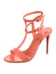 Christian Louboutin Patent Leather T-Strap Sandals