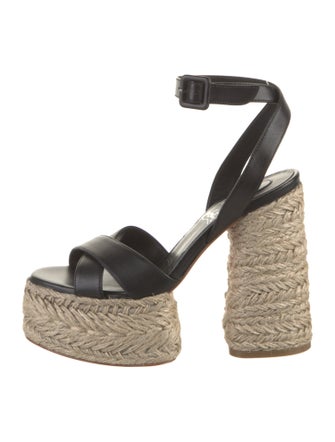 Christian Louboutin Leather Espadrilles