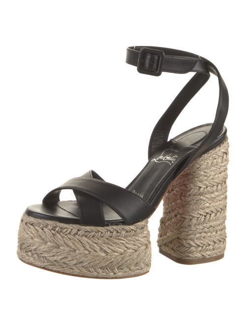 Christian Louboutin Leather Espadrilles