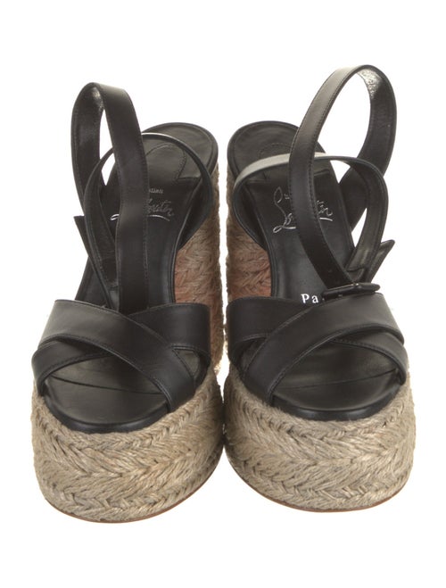 Christian Louboutin Leather Espadrilles