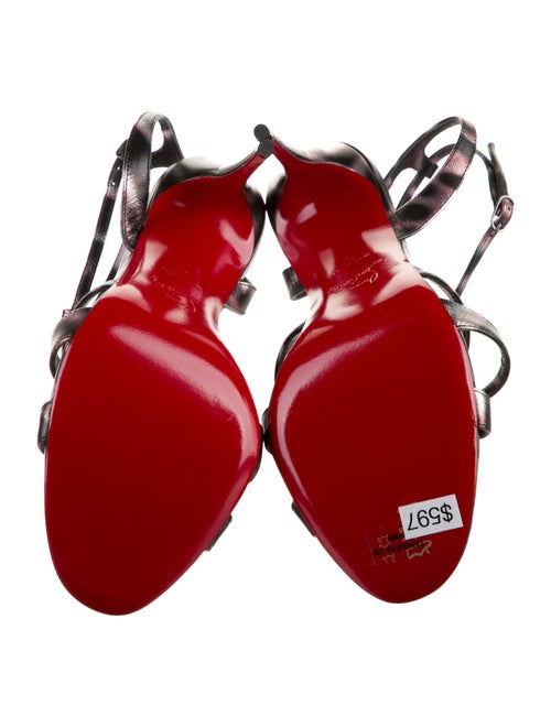 Christian Louboutin Leather T-Strap Sandals