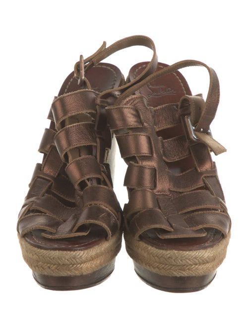 Christian Louboutin Leather Espadrilles