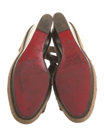Christian Louboutin Leather Espadrilles