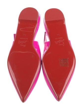 Christian Louboutin Patent Leather Slingback Flats