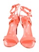 Christian Louboutin Patent Leather T-Strap Sandals