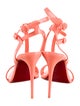 Christian Louboutin Patent Leather T-Strap Sandals