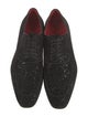 Christian Louboutin Suede Glitter Accents Oxfords