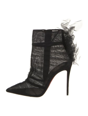 Christian Louboutin Mesh Mesh Accents Boots